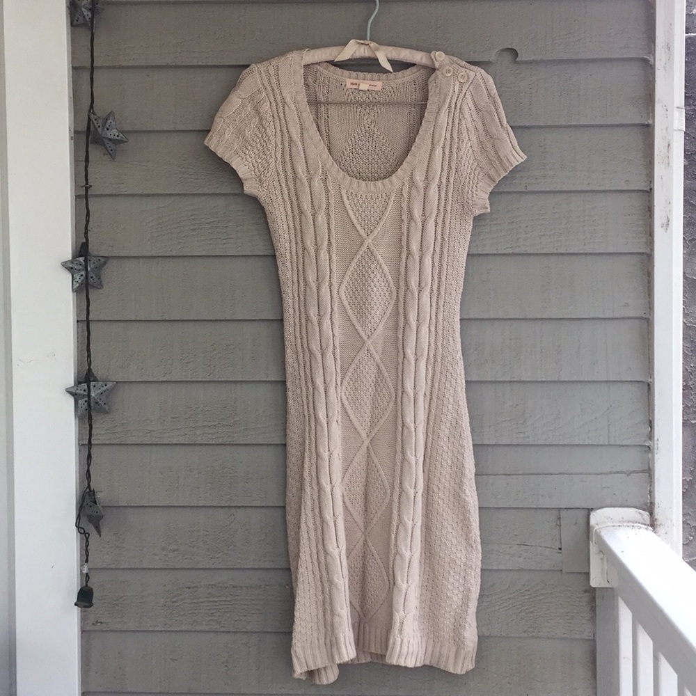 Pink Rose knit dress
